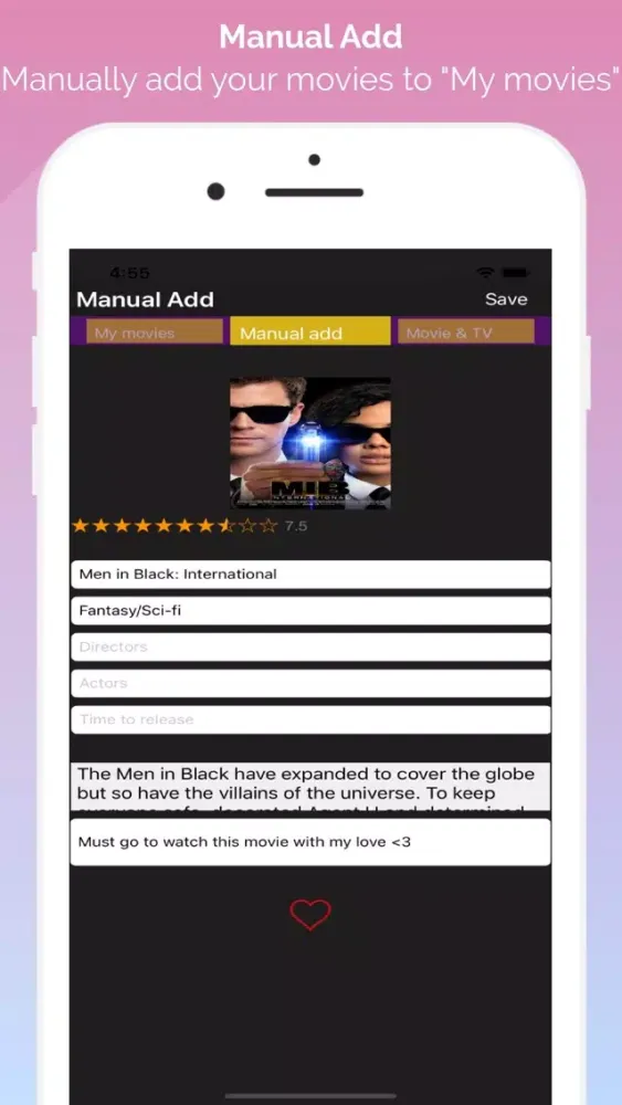 Capturas de tela do Movie TV - Movies & Shows Box