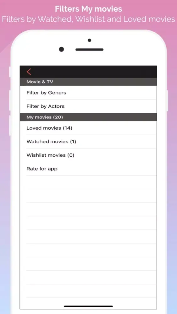 Capturas de tela do Movie TV - Movies & Shows Box