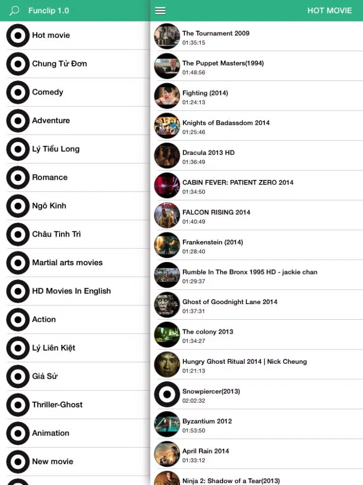 Captures d'écran de Movie HD Free - Phim HD Online iPad 
