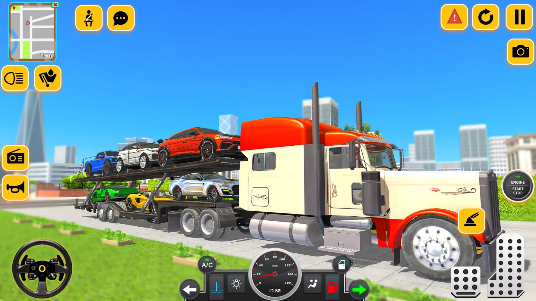 Trailer Truck Car Transporter Screenshots