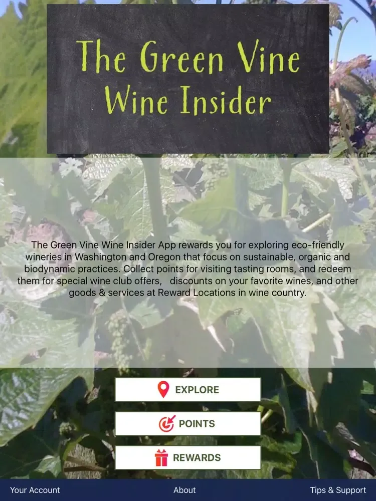 صور Green Vine Wine Insider iPad 