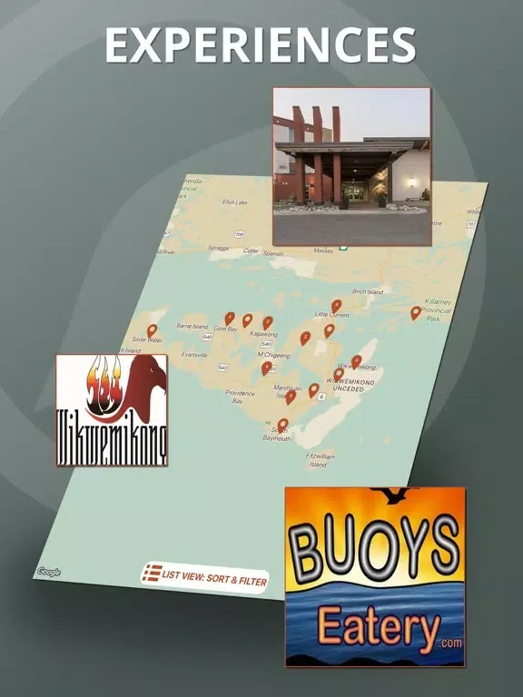 Capturas de tela do Manitoulin Adventure Map iPad 