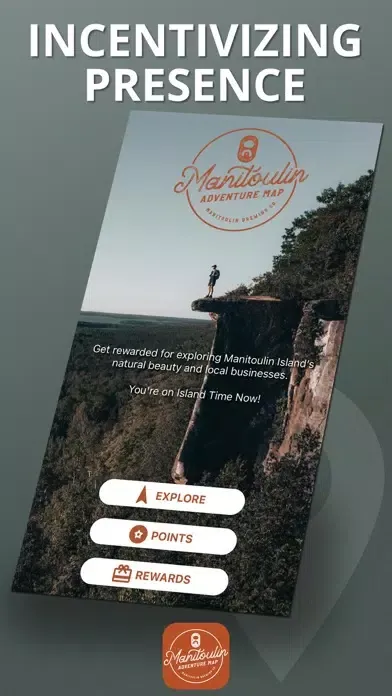 Capturas de tela do Manitoulin Adventure Map
