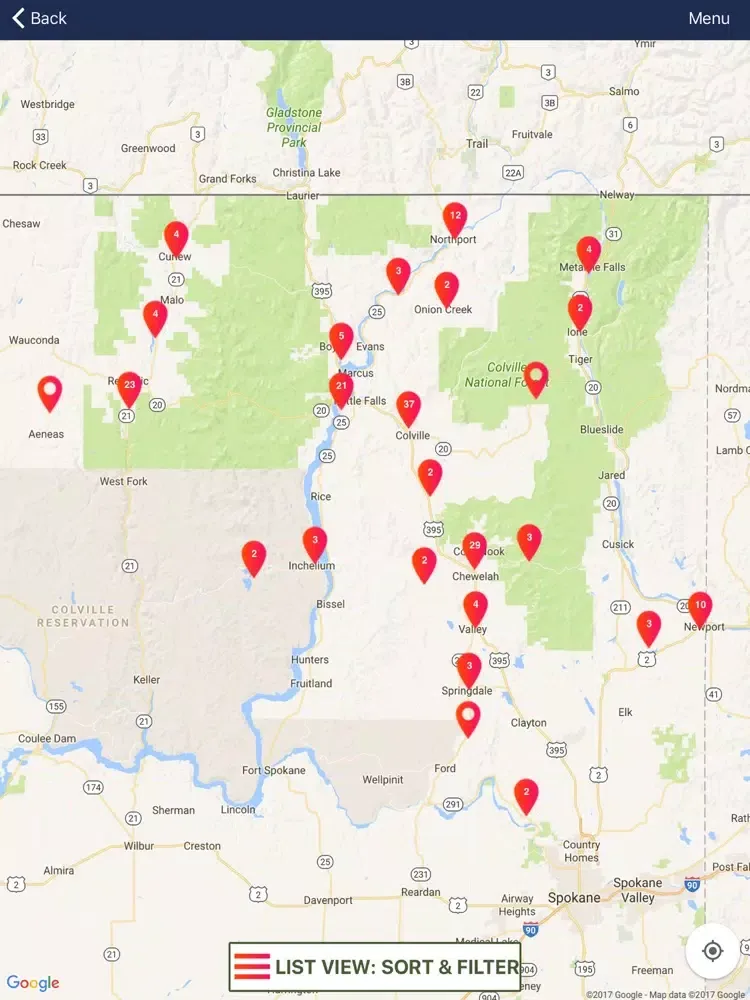 Screenshot di Northeast Washington Insider iPad 