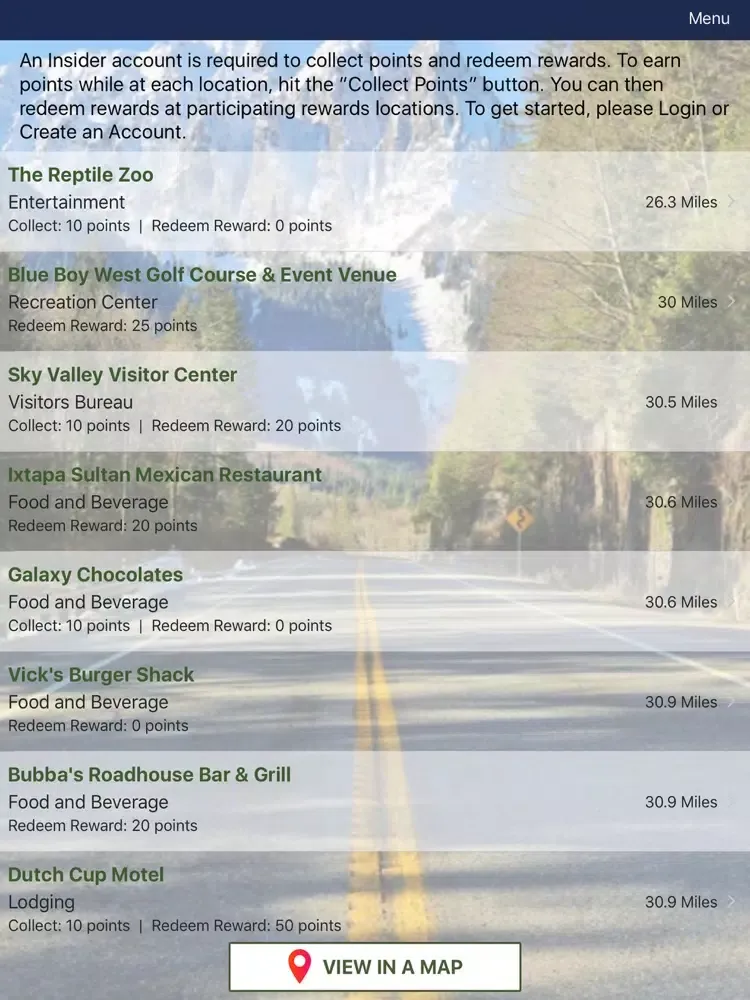 Screenshot di Sky Valley Insider iPad 