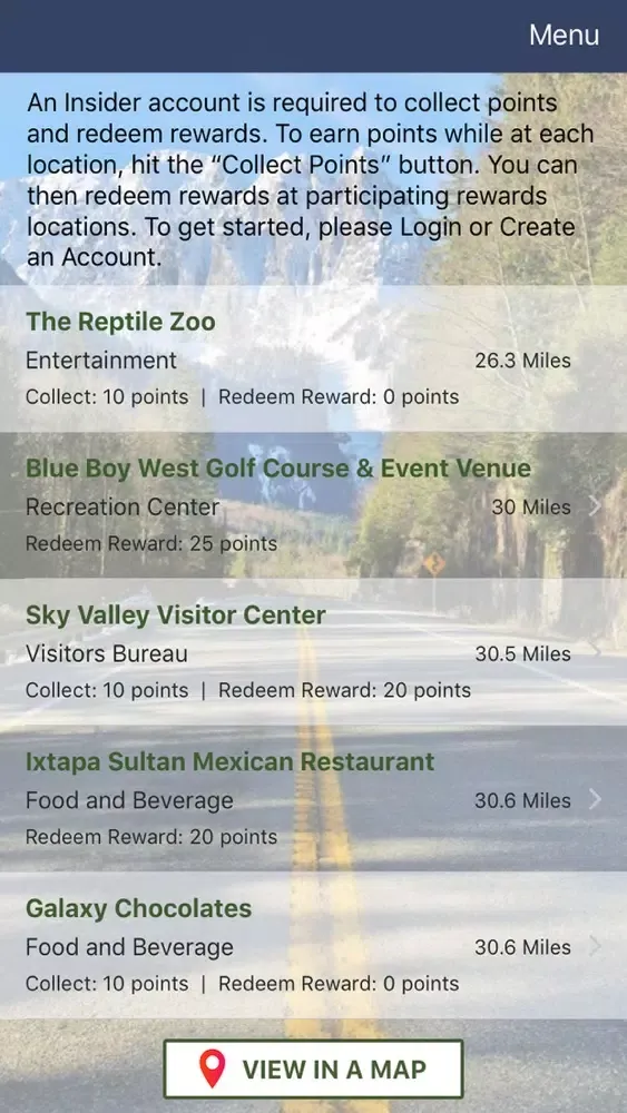 Screenshot di Sky Valley Insider