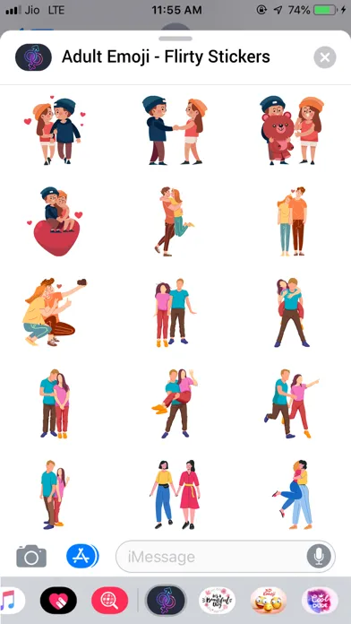Adult Emojis - Flirty Stickers Screenshots