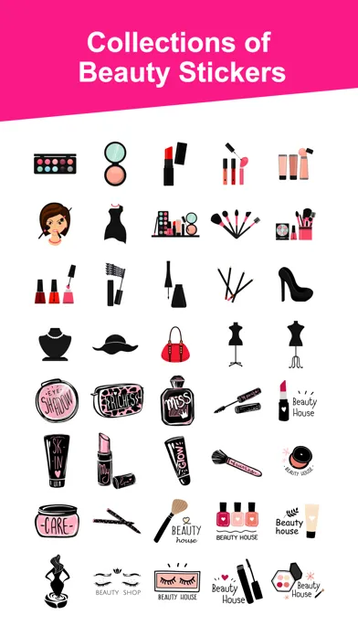 Zrzuty ekranu Black Stickers Beauty
