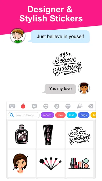 Zrzuty ekranu Black Stickers Beauty