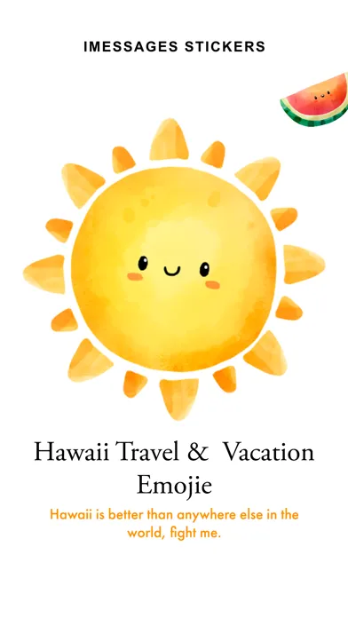 Zrzuty ekranu Hawaii Travel & Vacation Emoji