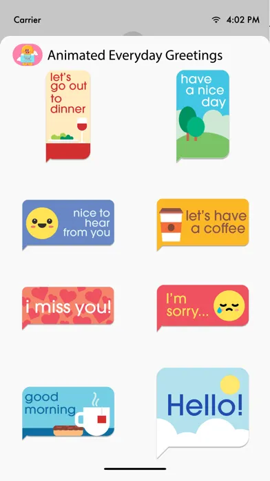 Animated EVERYDAY Greetings 스크린샷