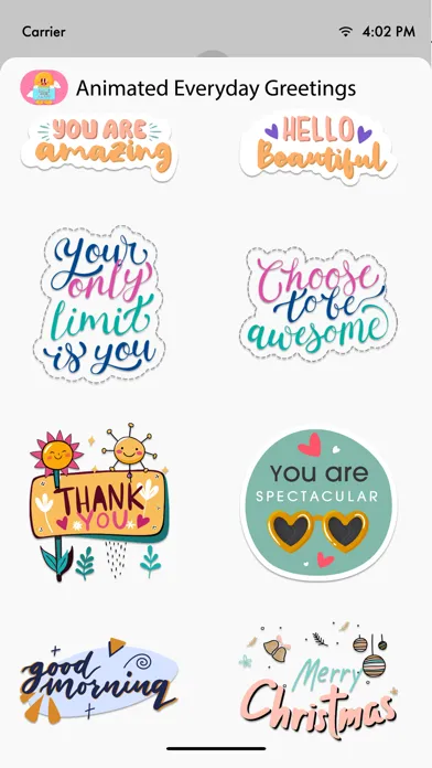 Animated EVERYDAY Greetings 스크린샷