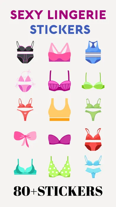 Скриншоты Sexy Lingerie Stickers