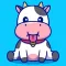 Moody Cows and Pinkish Cat