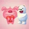 Animated Pig & Bear Emoji