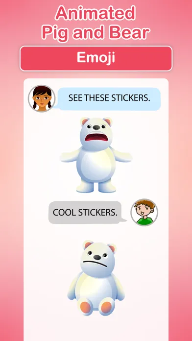 صور Animated Pig & Bear Emoji