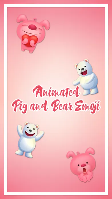 صور Animated Pig & Bear Emoji