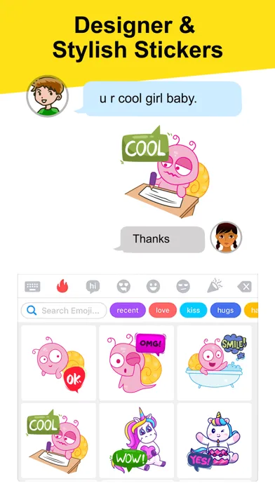 Capturas de tela do Piggy & Unicorn Animated