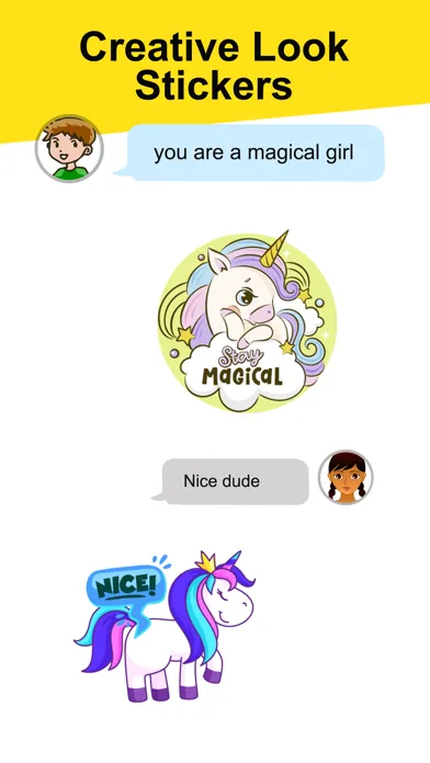 Capturas de tela do Piggy & Unicorn Animated