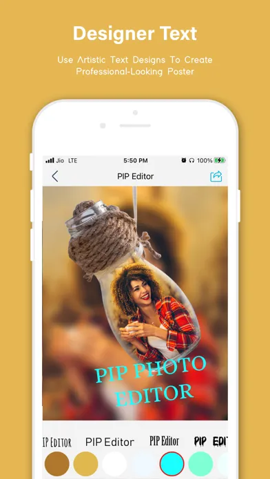 Screenshot di Pip Photo Editor, Stickers