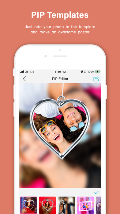 Zrzuty ekranu Pip Photo Editor, Stickers