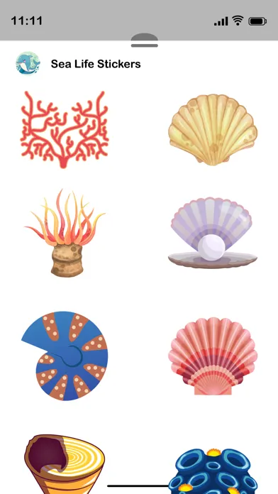 Screenshot di Sea Life Stickers