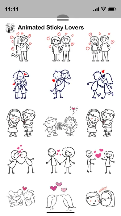 Animated Sticky Lovers Screenshots