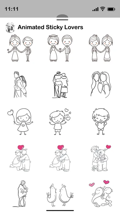 Animated Sticky Lovers Screenshots