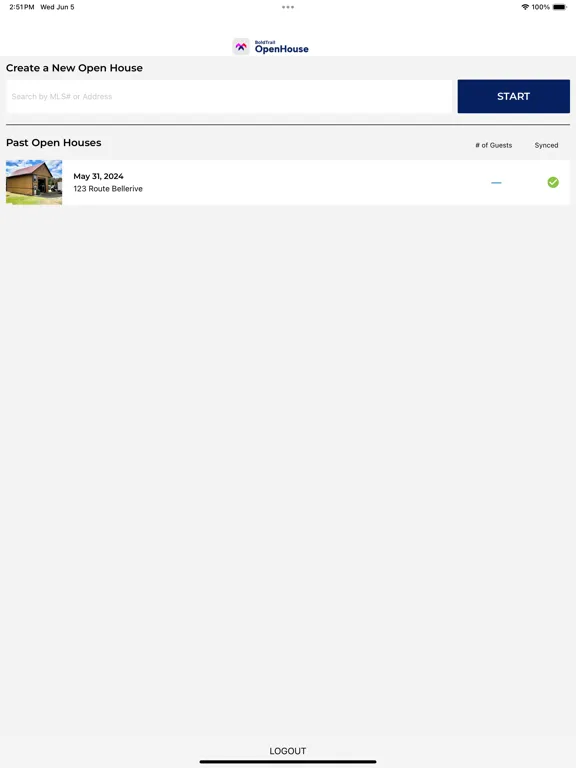 تصاویر BoldTrail OpenHouse iPad 