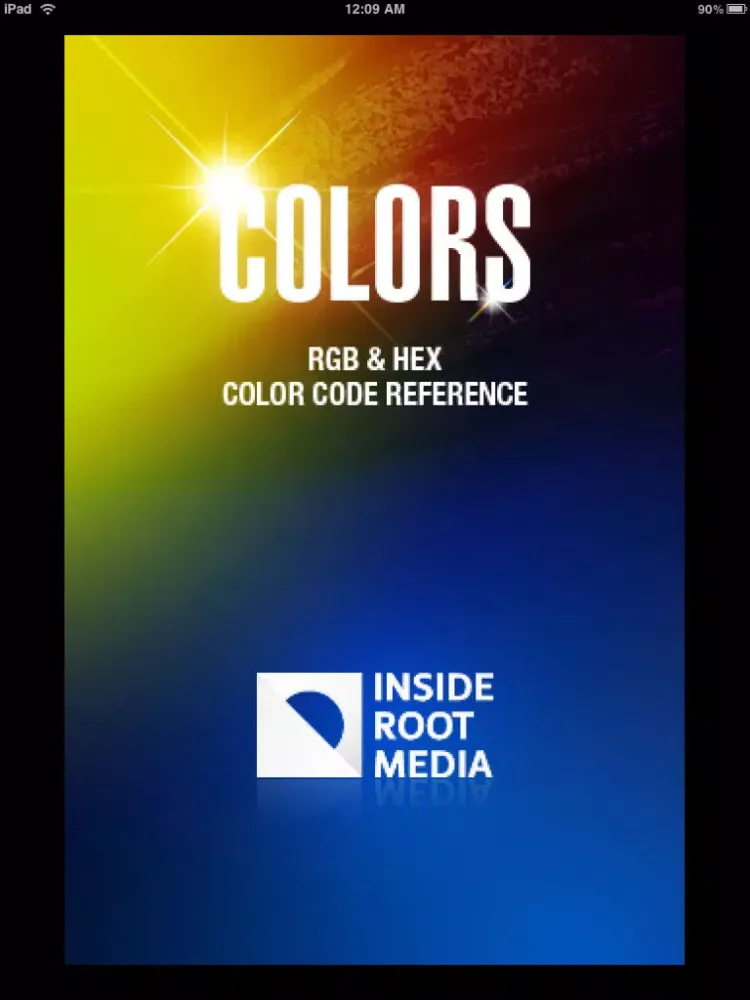 Capturas de tela do HEX RGB Colors Guide iPad 