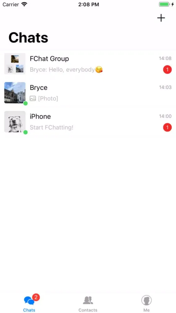 Zrzuty ekranu FChat - Encrypted Messaging