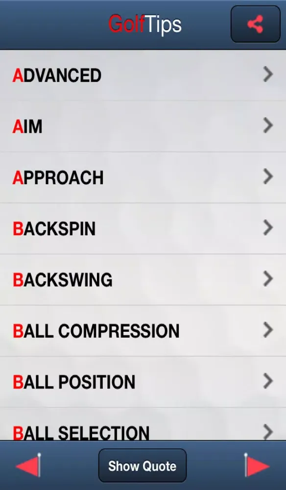 Golf Tips Free應用截圖