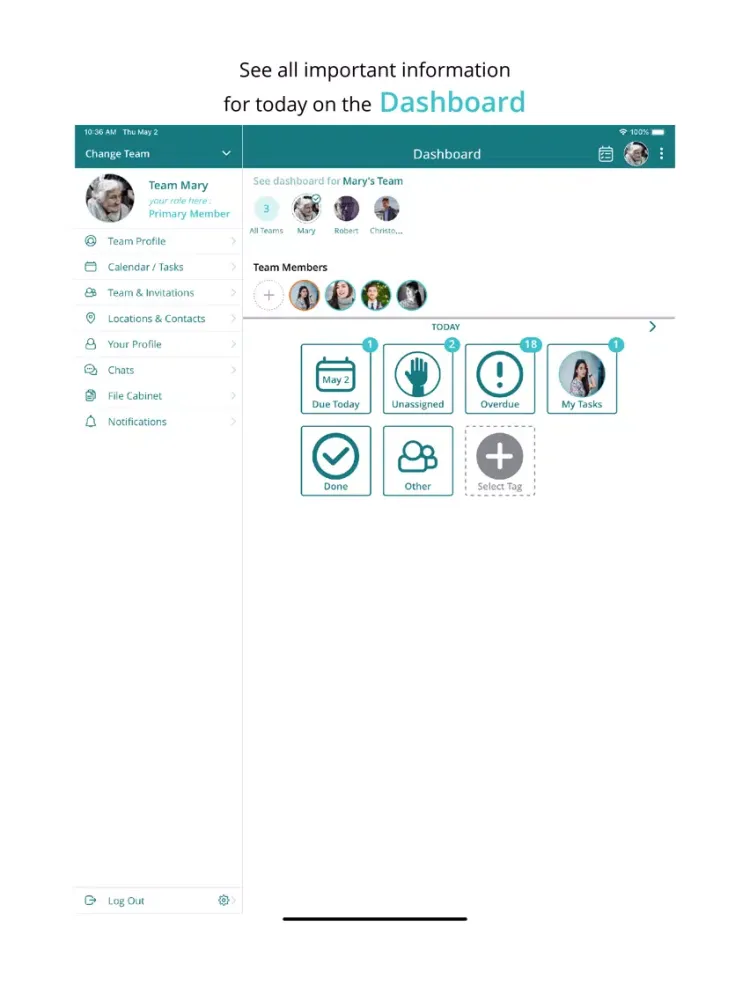 Скриншоты InSight Senior Connect iPad 