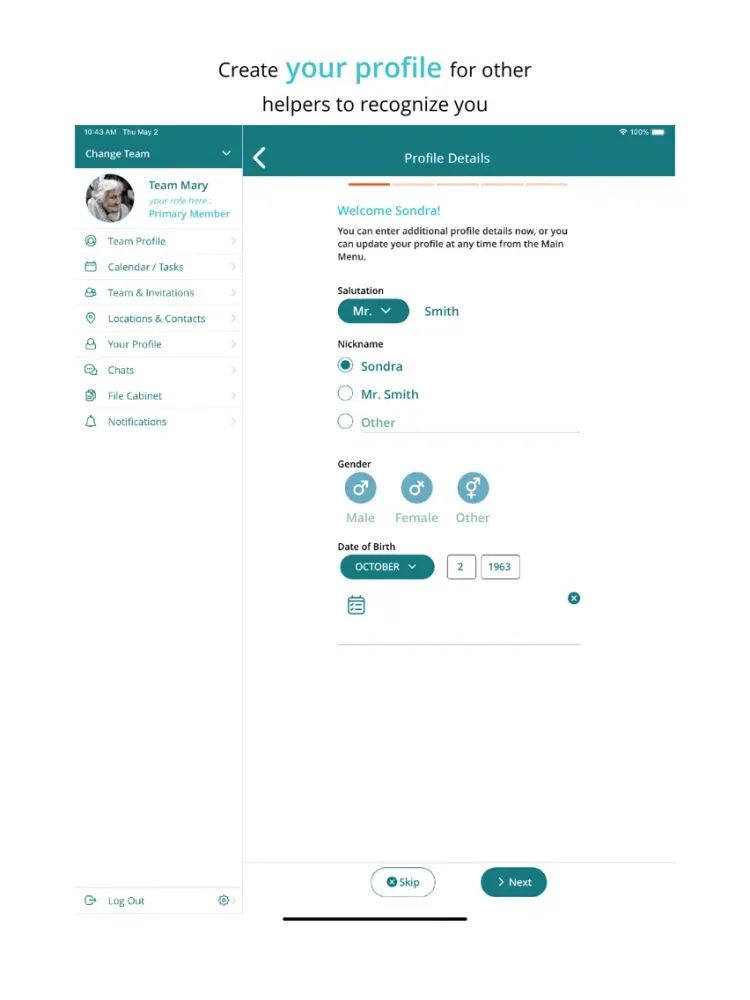 Скриншоты InSight Senior Connect iPad 