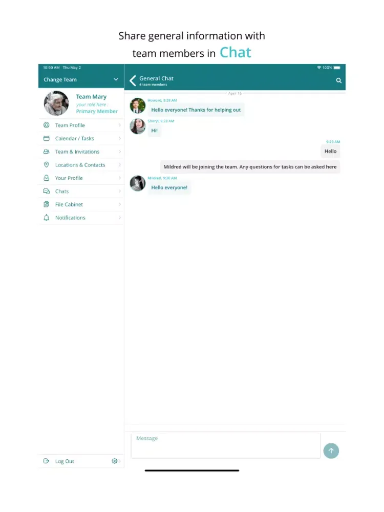 Скриншоты InSight Senior Connect iPad 