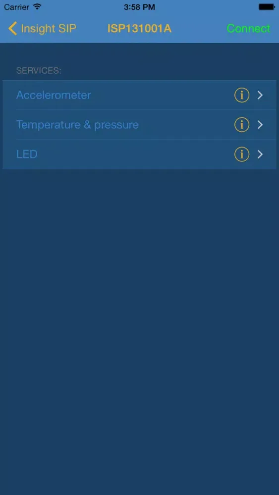 Captures d'écran de ISP Sensor