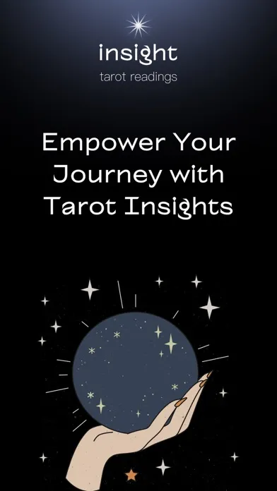 Capturas de tela do Insight Tarot Card Readings
