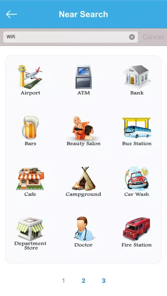 ภาพหน้าจอของ Raleigh Wi-Fi Hotspots