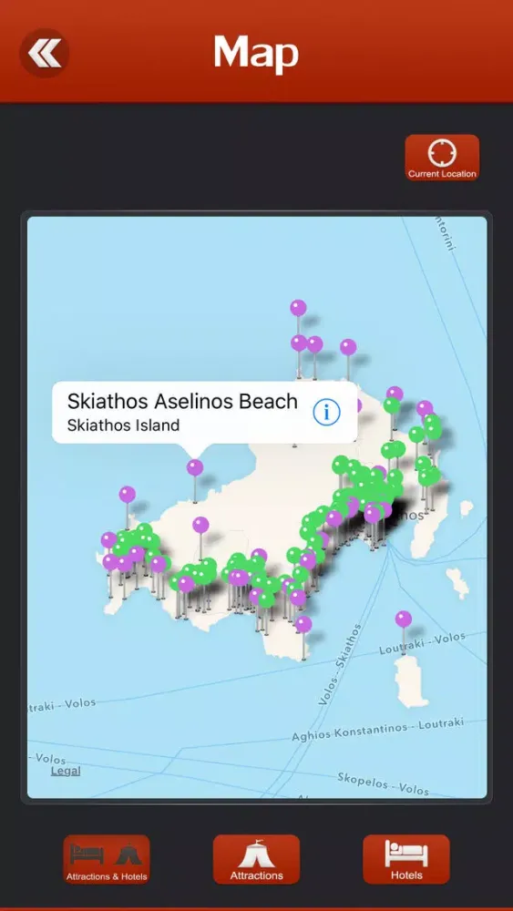 Capturas de tela do Skiathos Island Travel Guide
