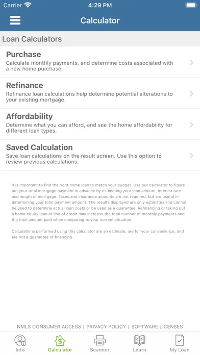 Screenshot di My E-Mortgage by Insignia