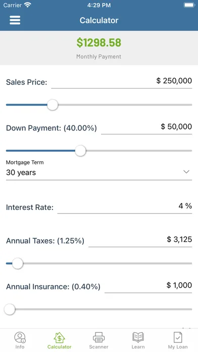 Screenshot di My E-Mortgage by Insignia