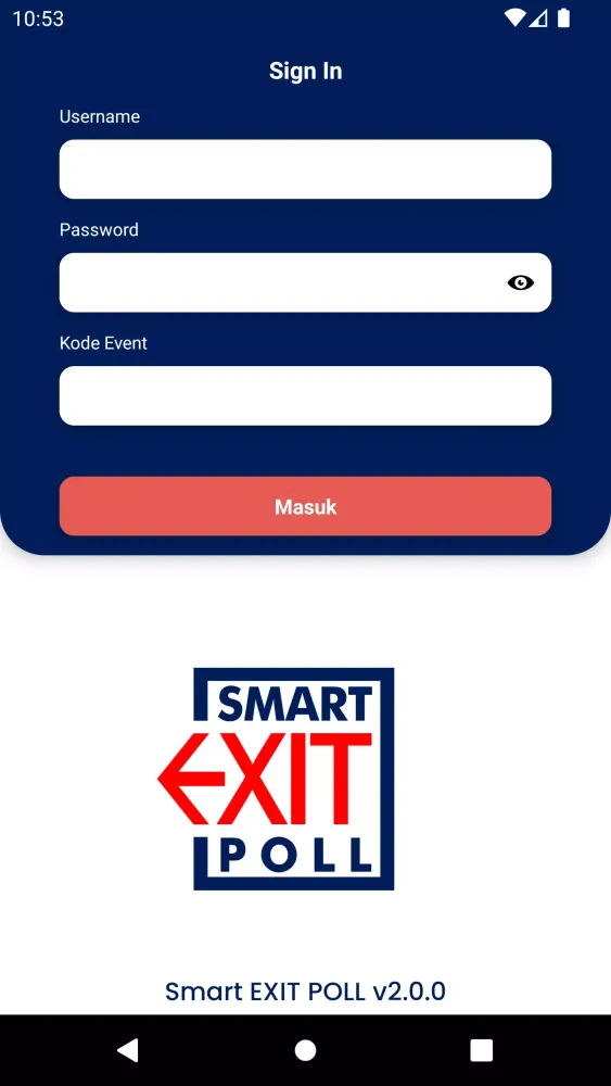 Smart Exit Poll Screenshots