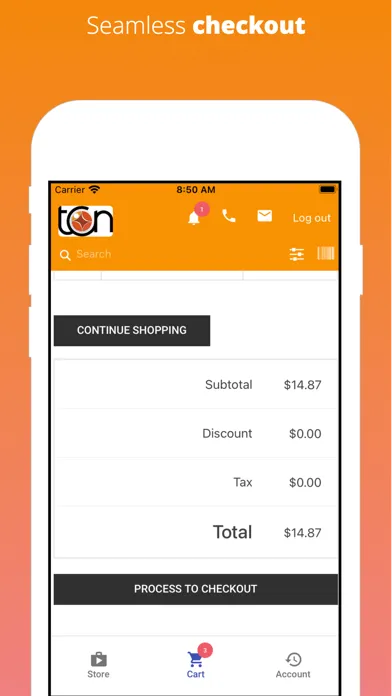Zrzuty ekranu TCN Distributors
