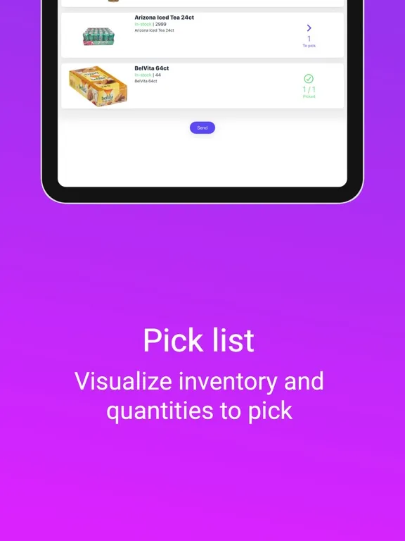 Tangkapan skrin inSitu Inventory iPad 