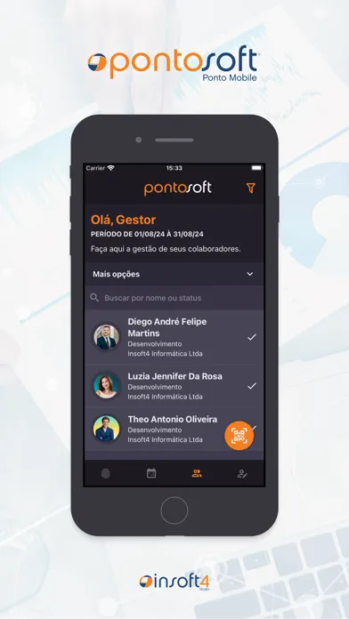 Capturas de tela do Ponto Soft