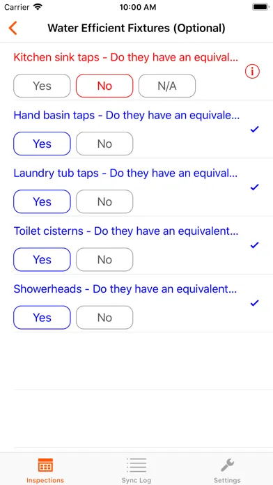 Inspection Apps Screenshots