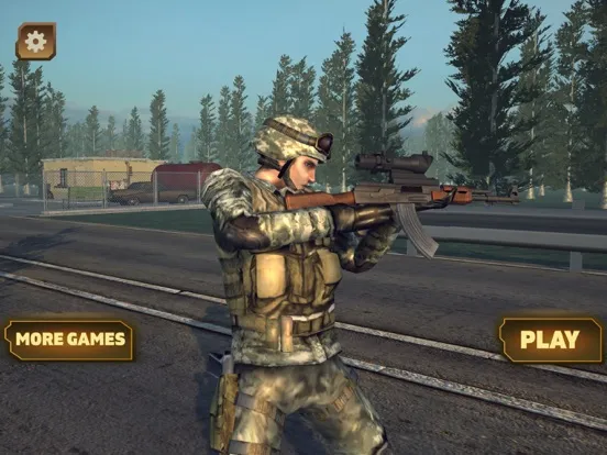 Capturas de tela do AWP Sniper Gun Zombie War iPad 