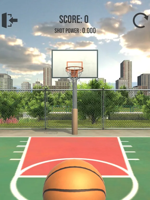 Basketball Court Dunk Shoot iPad  স্ক্রিনশট