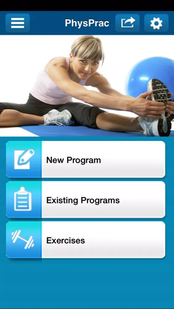 PhysPrac:Exercise Prescription Ekran Görüntüleri