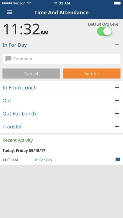 Screenshot di OnTrak Mobile